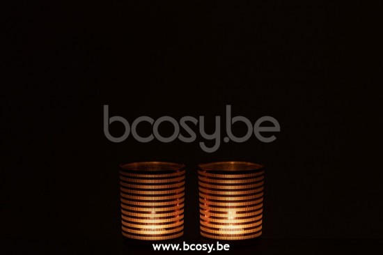 photophores Jolipa J Line Jline Phosphore Raye Verre Brun Small