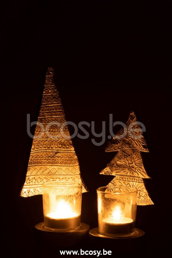 J Line Jline Kerzenhalter Weihnachtsbaum Poly Silber Large t lichthalter teelichtleuchter teelichte