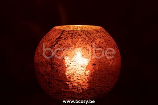 photophores Jolipa J Line Jline Photophore Nuria Boule En Verre Terracotta Large