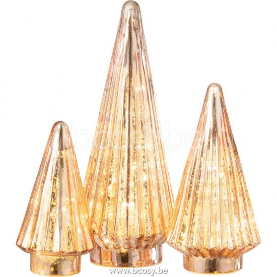 J Line Jline Xmas Tree Led Glass Pink Large x mas christmas trees on foot