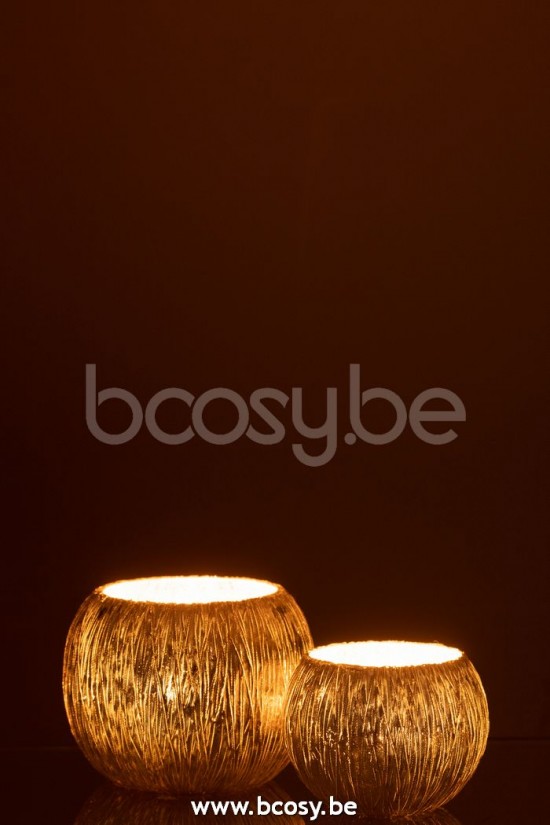 J Line Jline Windlicht Glas Silber Small t lichthalter teelichtleuchter teelichte