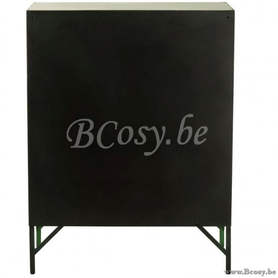 armoires avec portes Jolipa Jline Armoire 9 Portes Metal Vert