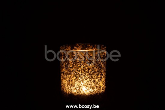 photophores Jolipa J Line Jline Photophore Pierres Fines Verre Gris Vert Large