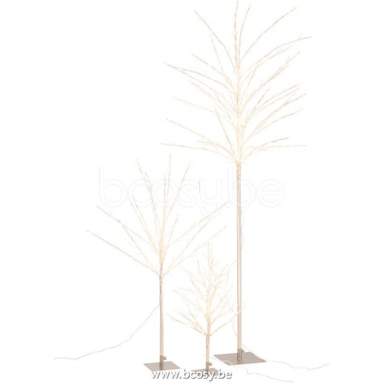 J Line Jline Bare Tree Led Metal Silver Large x mas christmas trees on foot