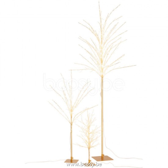 J Line Jline Bare Tree Led Metal Gold Large x mas christmas trees on foot