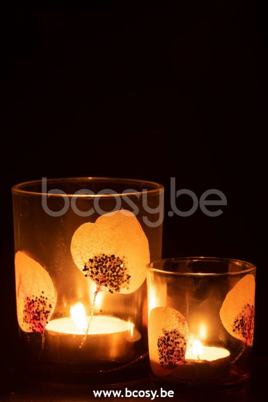 J Line Jline Teelichthalter Getrocknetes Blatt Ocker Glitzer Medium t lichthalter teelichtleuchter teelichte