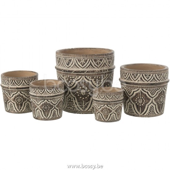 Jline 27937 Bloempotten Cache Pots Flowerpots Blumentöpfe Macetas Vasi Per Piante DECORATIE Schalen potten vazen