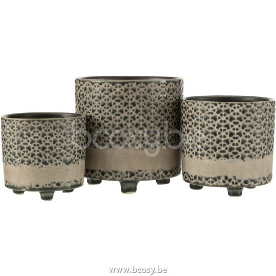 Jline 27968 Bloempotten Cache Pots Flowerpots Blumentöpfe Macetas Vasi Per Piante DECORATIE Schalen potten vazen