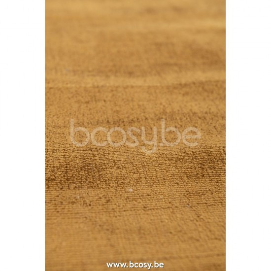 tapis moquettes Jolipa J Line Jline Tapis Rectangle Viscose Coton Ocre