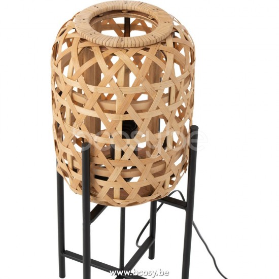 J Line Jline Jolipa 28734 Lamp Op Voet Bamboo Naturel Small