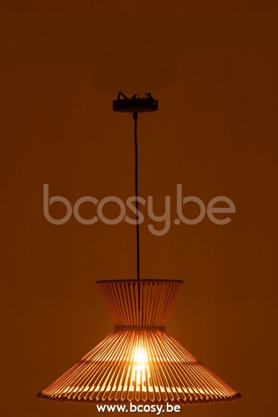 lampes suspendues suspensions pendantes Jolipa J Line Jline Suspension Luminaire A Couche Bamboo Naturel Small