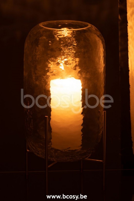 vases Jolipa J Line Jline Vase Rond Pied Verre Transparent Large