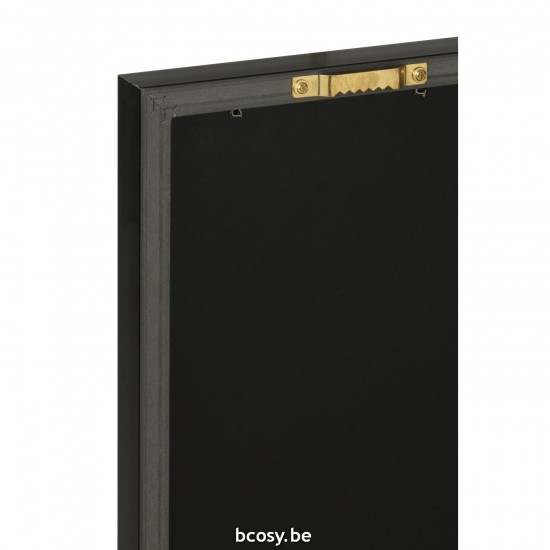 J Line cadres tableaux canevas Jolipa Decoration Murale Alphabet Papier Plastique Noir.