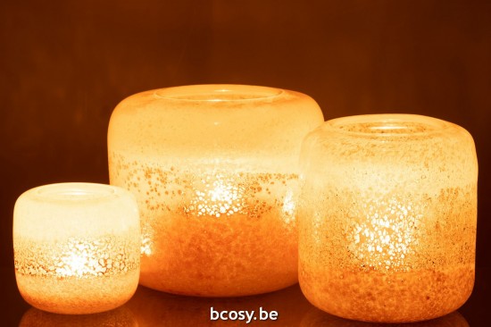 Jline Vase Opi Glas Braun Beige Large vases.