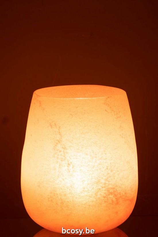 J Line vases Jolipa Vase Frosted Verre Rose.