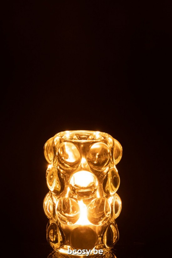 J Line photophores Jolipa Photophore Bollie Verre Vert.