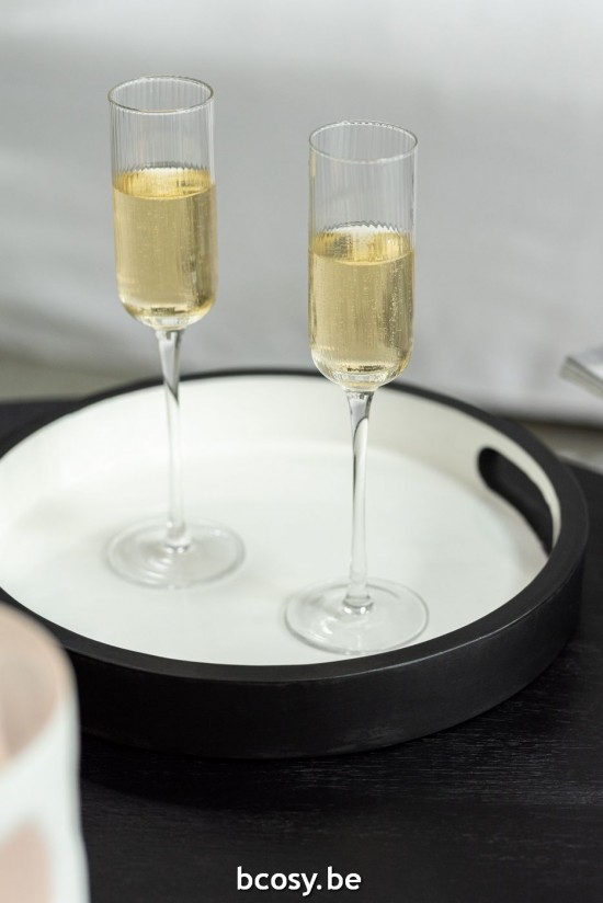 Jline Vaso De Champan Louise Vidrio Transp.