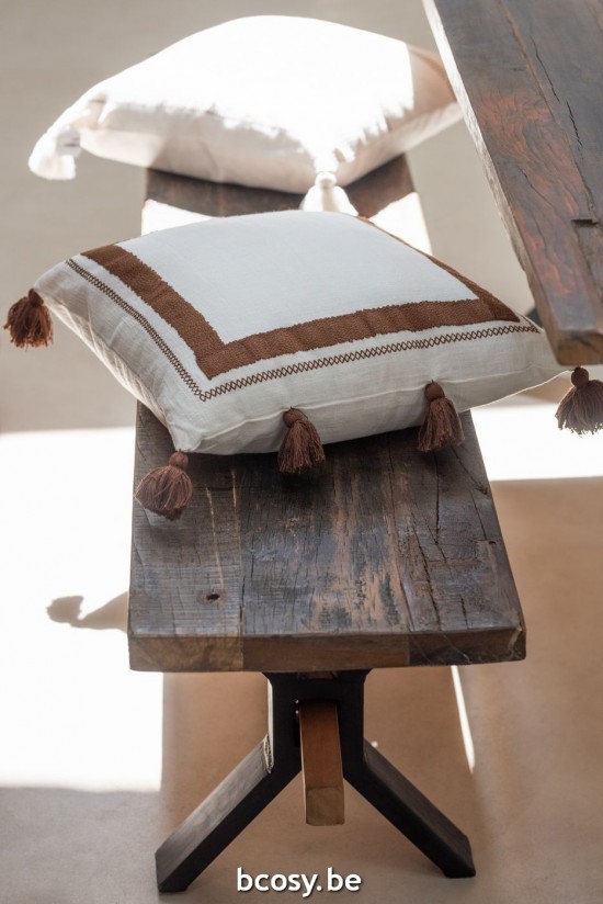 J Line Panca Invecchiata Legno Marrone Banco Madera Avejentada Marrón.