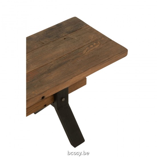 Jline Bank Gealtertes Holz Braun sessel couch.