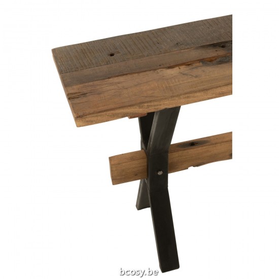 J Line Console Table Vintage Wood Brown sidetables.