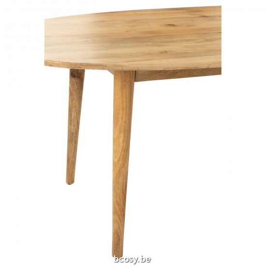 Jline Tafel Camille Mangohout Naturel.