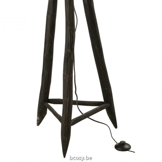 J Line Lamp Branch Arthur Wood Brown Large Floor lights Standing Floorlamps.