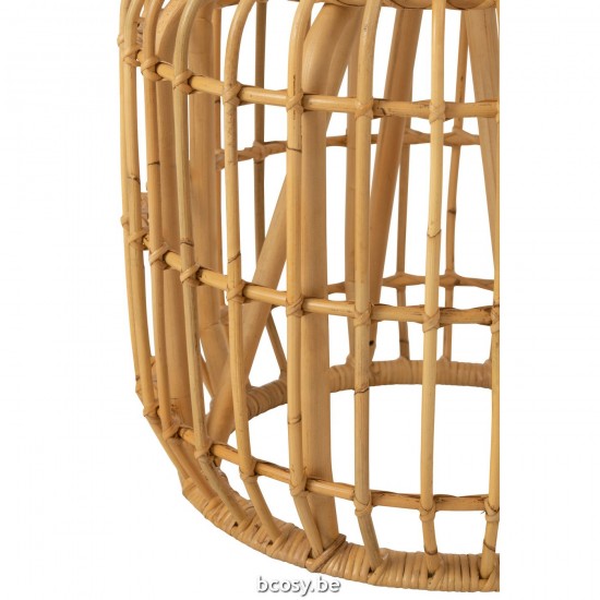 J Line tables d appoint bouts de canapé Jolipa Table Basse Sirine Rotin Naturel.