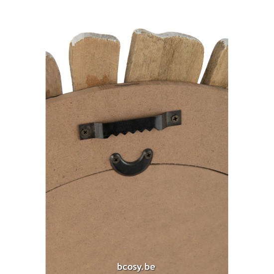 J Line Miroir mural Miroirs murals Jolipa Miroir Vacay Bois Blanc Small.