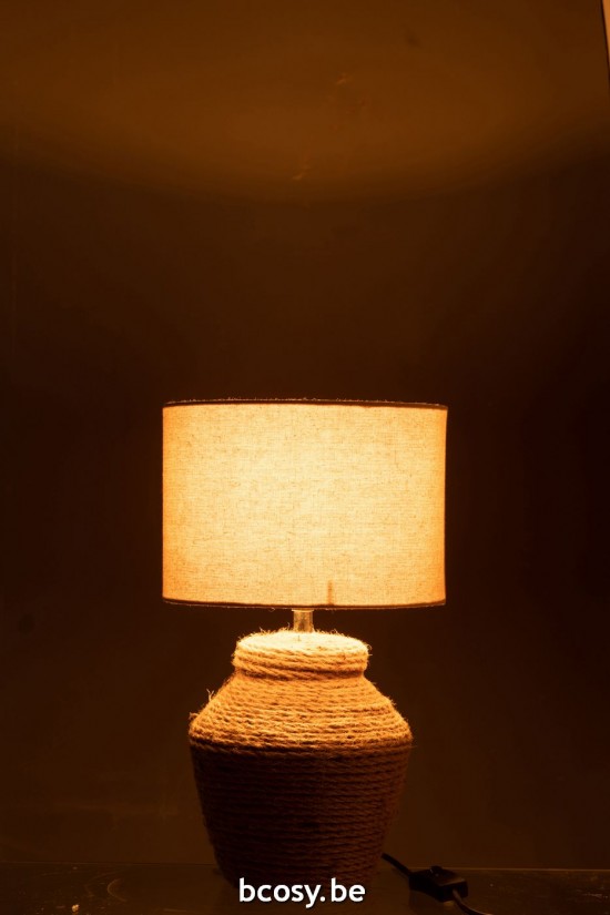 J Line Éclairage Armatures Luminaires D'intérieur Pieds De Lampe Avec Abat Jour Lampes De Table Jolipa Lampe Meli Abat Jour C.