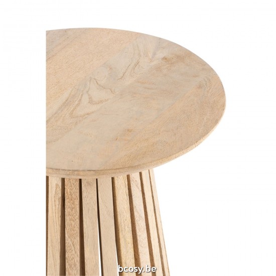 J Line tables d appoint bouts de canapé Jolipa Table Vincent Bois De Manguier Naturel Small.