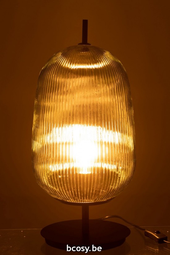 J Line Éclairage Armatures Luminaires D'intérieur Pieds De Lampe Avec Abat Jour Lampes De Table Jolipa Lampe Oasis Verre Vert.