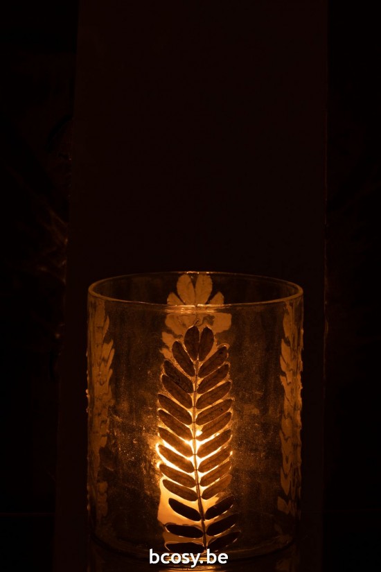 J Line vases Jolipa Vase Or Feuille Large.