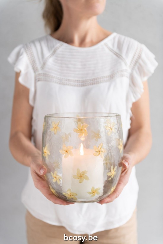 Jline Portav Hojas Vidrio Amarillo Large.