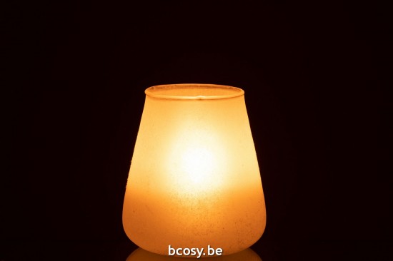 J Line photophores Jolipa Photophore Verre Poudre Rose Medium.