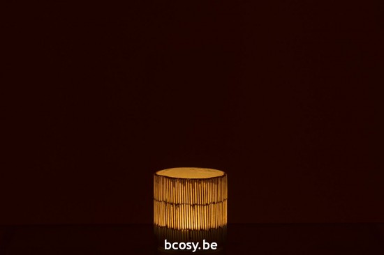 J Line photophores Jolipa Photophore Mosaique Verre Gris Small.