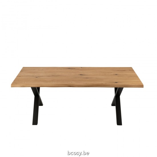 J Line tables a manger de repas Jolipa Dessus De Table Chene Naturel Small (200X95Xalèse 4Cm).