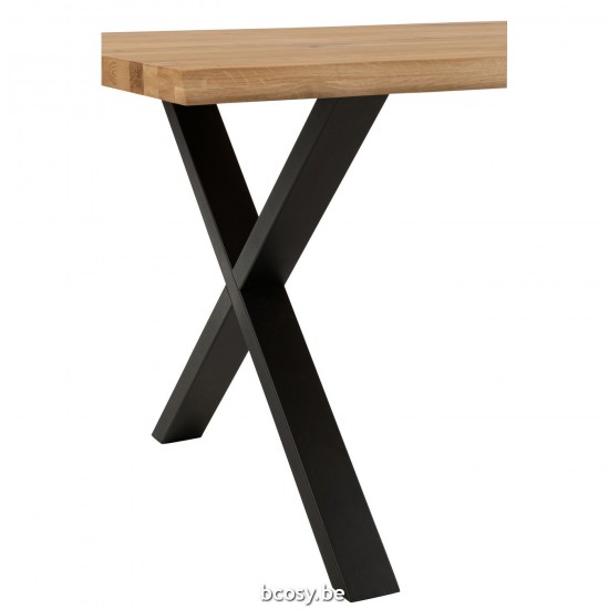 J Line Table Top Oak Wood Natural Small dining dinner tables.