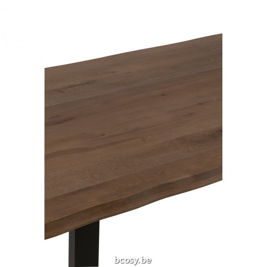 Jline Tischplatte Eichenholz Braun Small esstische.