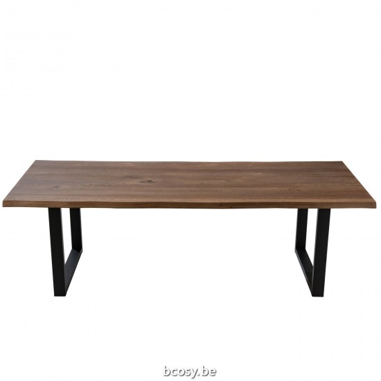 J Line tables a manger de repas Jolipa Dessus De Table Chene Marron Large (240X95Xalèse 4Cm).