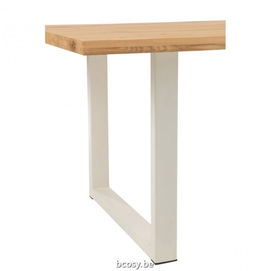 J Line Table Legs Rectangle Steel White dining dinner tables.