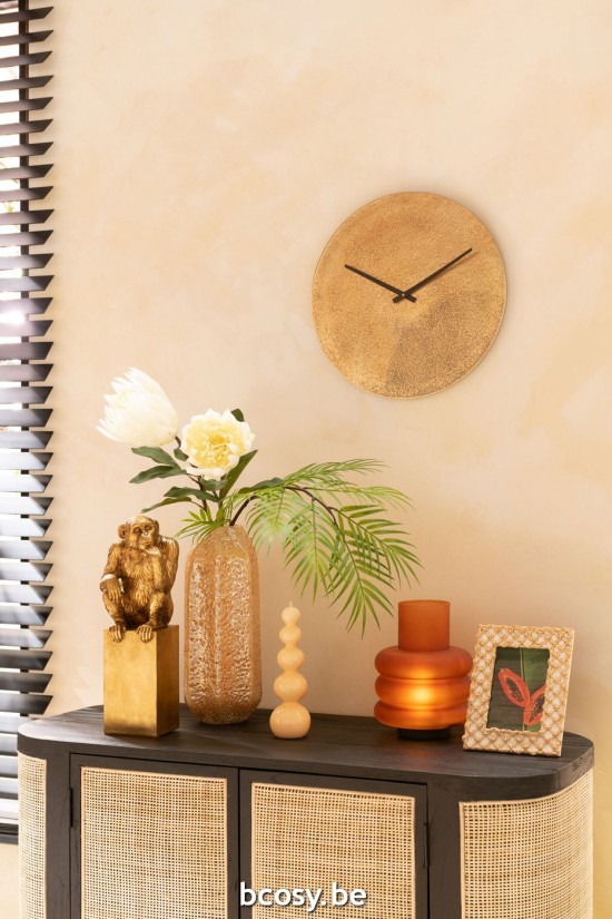 J Line Vaso Vetro Arancione Chiaro Large Jarrón De Cristal Naranja Claro Large.