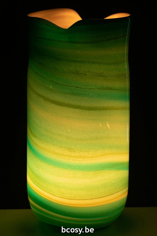 J Line vases Jolipa Vase Vague Verre Mix Large.