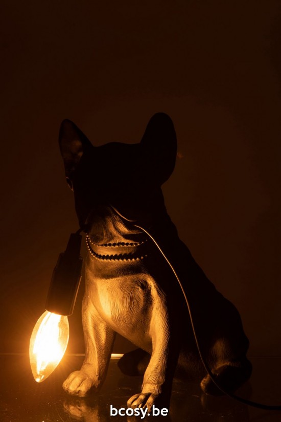 J Line Éclairage Armatures Luminaires D'intérieur Pieds De Lampe Avec Abat Jour Lampes De Table Jolipa Lampe Bulldog Poly Noi.