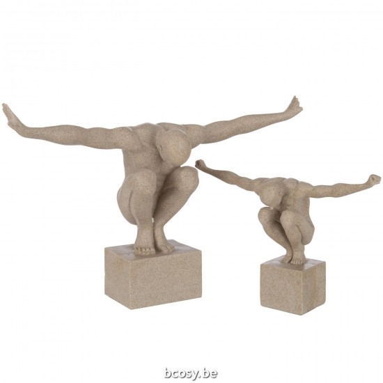 Jline 32514 Figuren Figurines Figurines Figuren Figuritas Sculture DECORATIE Beelden.