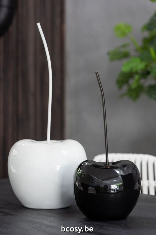 Jline Cereza Resi Brillante Blanco Negro Small Juego De 2.