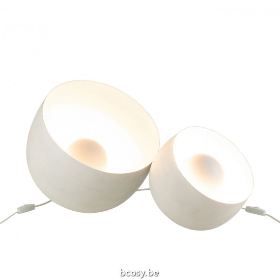 Jline Lampe Metall Weiß Large Lampenfusse Mit Schirmen Tischlampen Tischleuchten Innenleuchten.