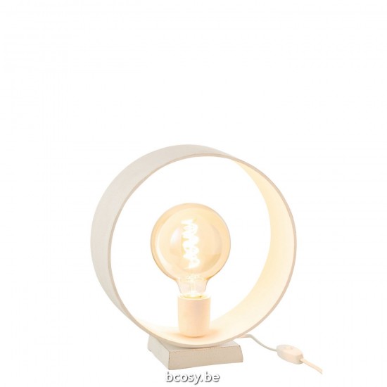 J Line Éclairage Armatures Luminaires D'intérieur Pieds De Lampe Avec Abat Jour Lampes De Table Jolipa Lampe De Table Cercle .