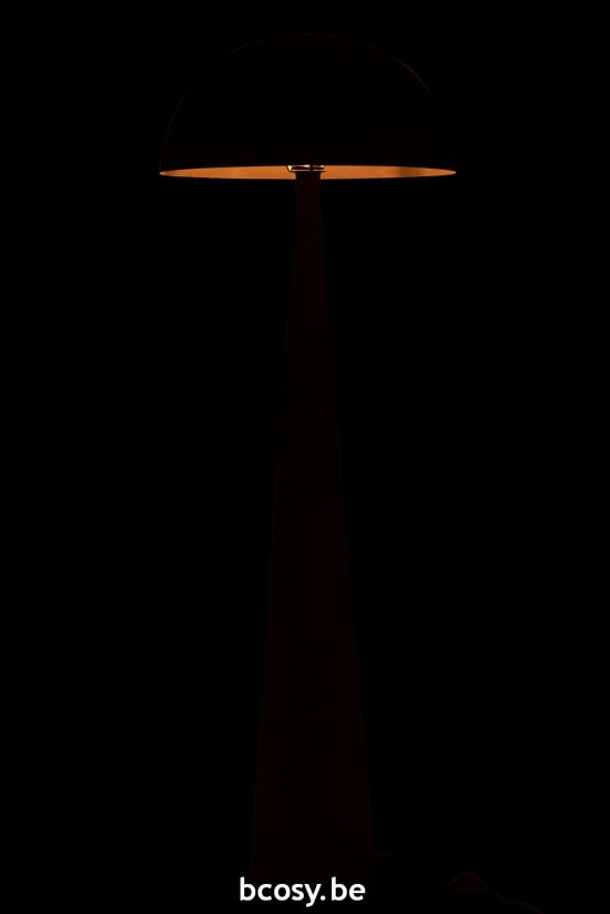 J Line Lampadaires Lampes Raides Debouts Sur Pied De Sol Jolipa Lampe De Table Champignon Metal Mat Noir.