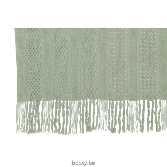 J Line textiles Jolipa Plaid Tricot Acrylic Vert Clair.