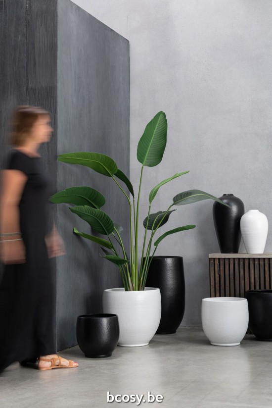 Jline Maceta Ying Cerámica Blanco X Large.